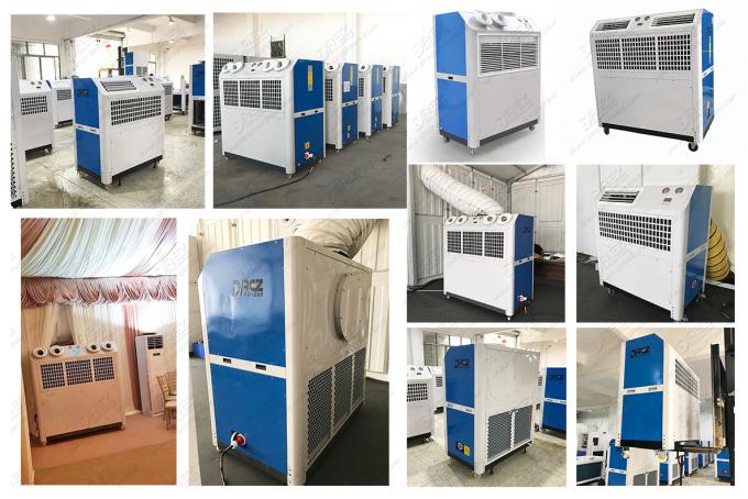 unidades de aire acondicionado portátiles al aire libre 7.5HP refrigeración por aire lista para el uso del punto del aire acondicionado y del calentador