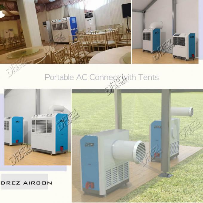 Unidad portátil de la CA del aire acondicionado del punto de 5 toneladas para la carpa/el taller/la etapa
